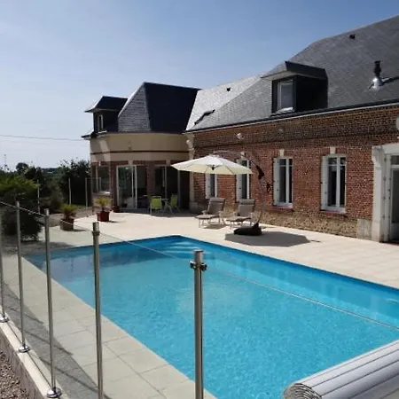 Guest house Chambres D'Hotes A Fecamp Chez Muriel A Ganzeville Le Domaine De La Roquette Avec Piscine Ganzeville